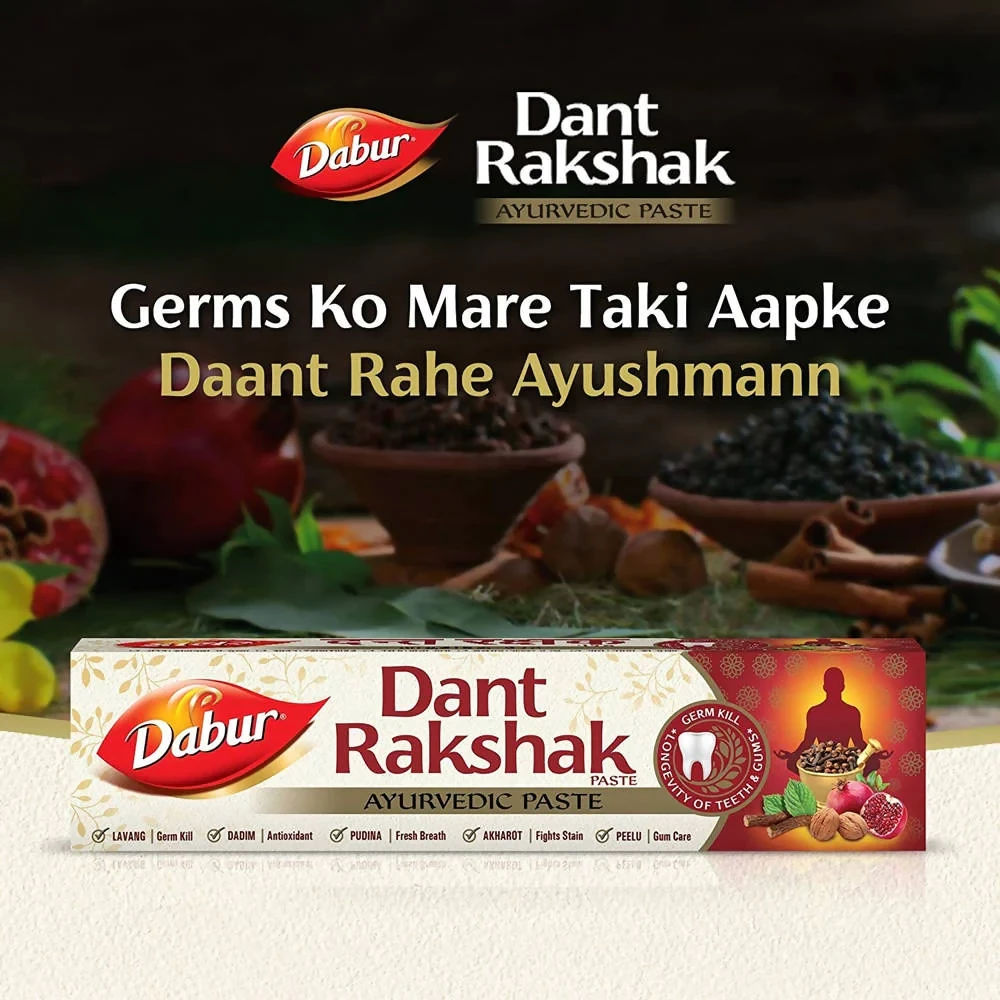 Dabur Dant Rakshak Paste, 175 g (Pack of 3)-4.webp